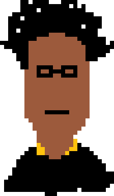 Kaleb, in pixel form.